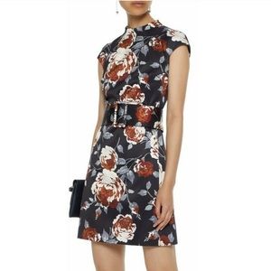 Theory Mod Belted Floral Dress